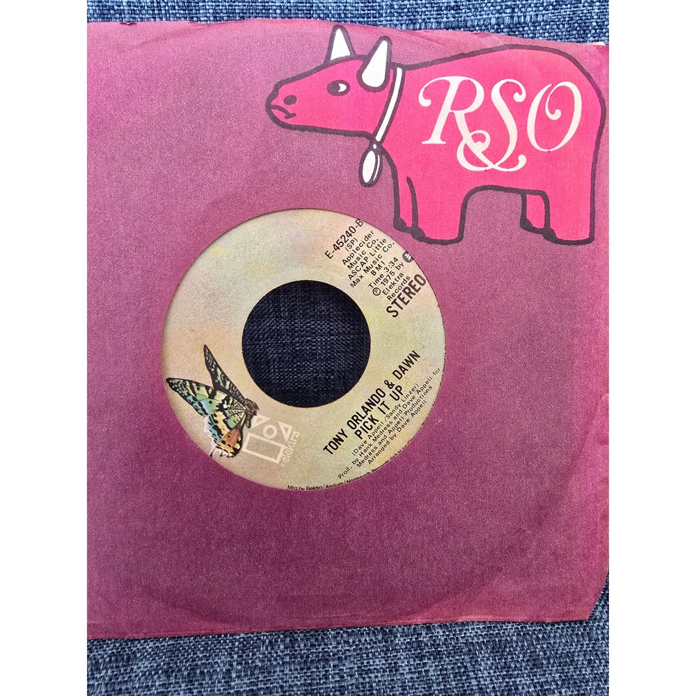 Tony Orlando & Dawn He Don't Love You Like I Love You 7" Vinyl45RPM 1975 E-45240